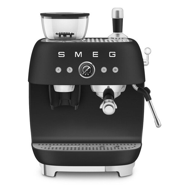 Smeg 50 s Style Espresso Coffee Machine EGF03BLEU Black