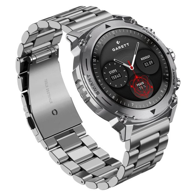 Garett Atom Smartwatch Silver Steel