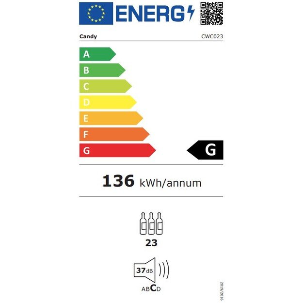 Vyno &scaron;aldytuvas Candy CWC023