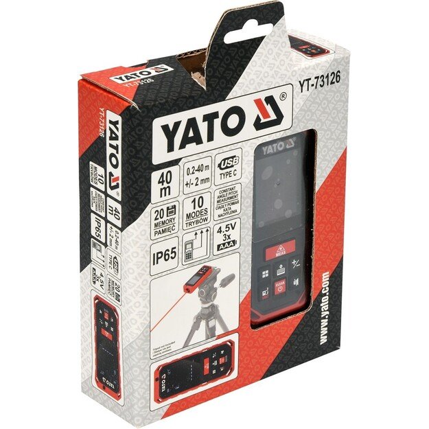 YATO LASER RANGEFINDER 40m YT-73126 2