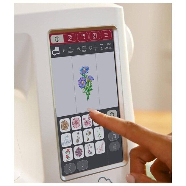 SINGER Sewing machine embroidery machine SE 9185 WiFi Electric current White 2