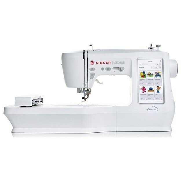 SINGER Sewing machine embroidery machine SE 9185 WiFi Electric current White