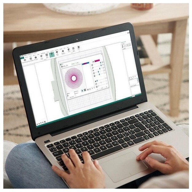 SINGER Sewing machine embroidery machine SE 9185 WiFi Electric current White 1