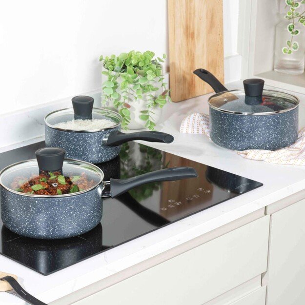 Russell Hobbs RH00847EU7 Nightfall Stone 3-Piece Saucepan Set 5
