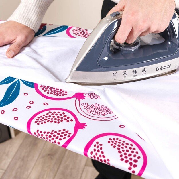 Beldray LA031282POM2FEU7 Easy Glide Ironing Board - Pomegranate Printt122X 38 CM 4