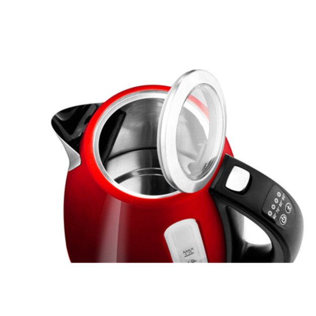 ETA | Kettle | Ela Digi ETA959890010 | Electric | 2200 W | 1.7 L | Stainless steel | 360&deg; rotational base | Red