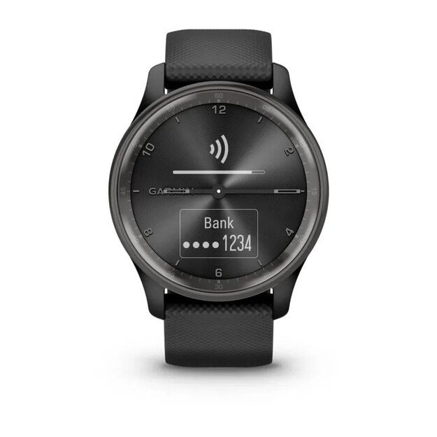 Garmin vivomove Trend LCD 40 mm Hybrid 254 x 346 pixels Touchscreen Black GPS (satellite) 6