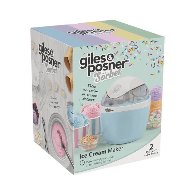 Giles & Posner EK5014GSBLFVDE Ice Cream Maker