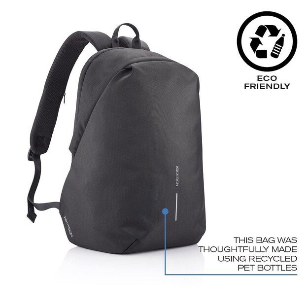 XD DESIGN ANTI-THEFT BACKPACK BOBBY SOFT BLACK P/N: P705.791 8