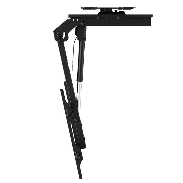 Maclean electric TV mount, ceiling mount, Tuya support, max. VESA 800x400, reg. in pos. +90&deg;~-90&deg;, for TV 43-86 , max. 45kg,