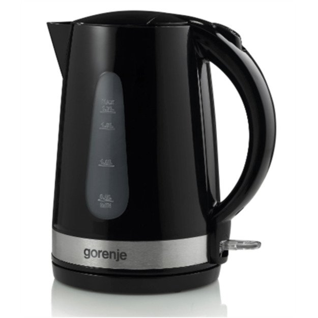 Gorenje | Kettle | K17BK | Standard | 2200 W | 1.7 L | Plastic/Metal | 360&deg; rotational base | Black