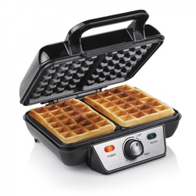 Tristar | Waffle maker | WF-2195 | 1000 W | Number of pastry 2 | Belgium | Black 1