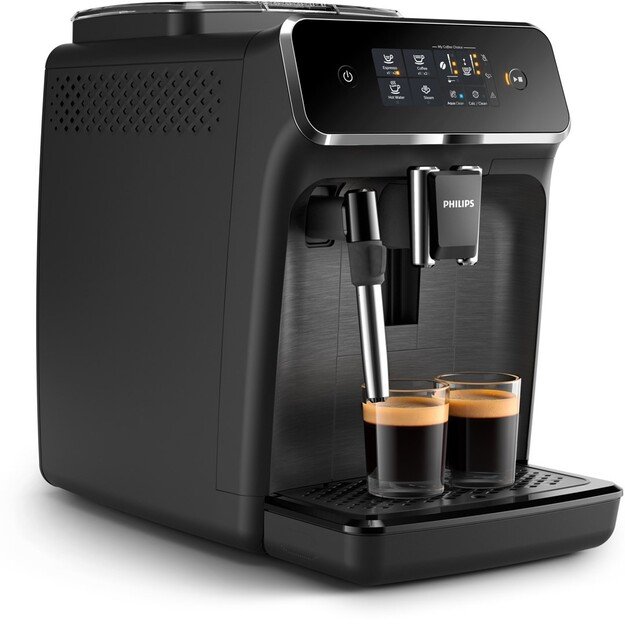 Philips Coffee Maker | EP2220/10 | Pump pressure 15 bar | Built-in milk frother | Automatic | 1500 W | Black 4