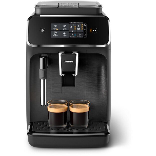 Philips Coffee Maker | EP2220/10 | Pump pressure 15 bar | Built-in milk frother | Automatic | 1500 W | Black 5