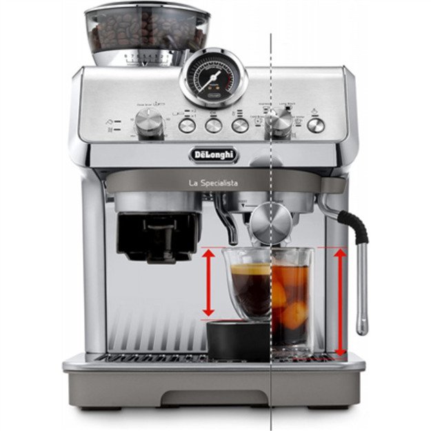 De&rsquo;Longhi La Specialist Arte Compact Manual Bean to Cup coffee machine with Cold Brew