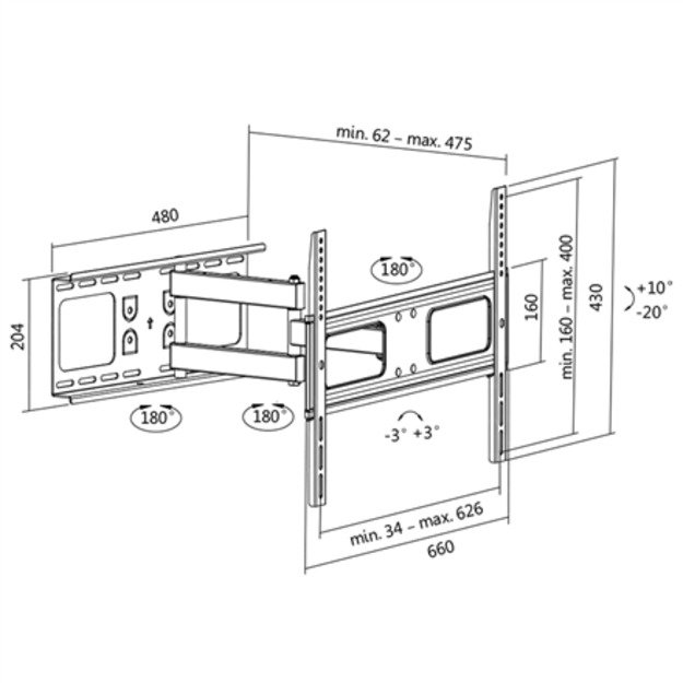 Logilink BP0028 TV Wall mount