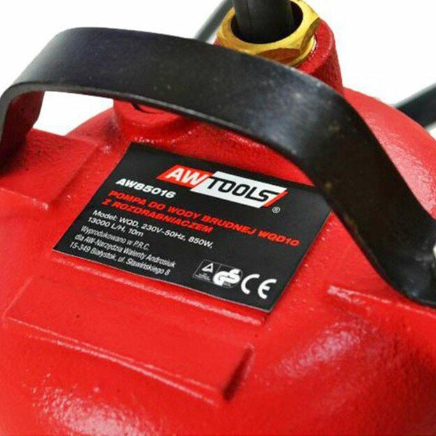 AWTOOLS WASTE WATER PUMP WITH GRINDER AND FLOAT 850W