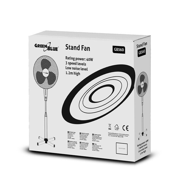 GREENBLUE FLOOR FAN GB560
