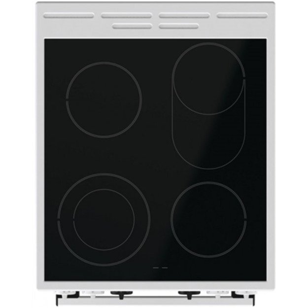 Gorenje GECS5C70WA cooker Freestanding cooker Coil hob White A