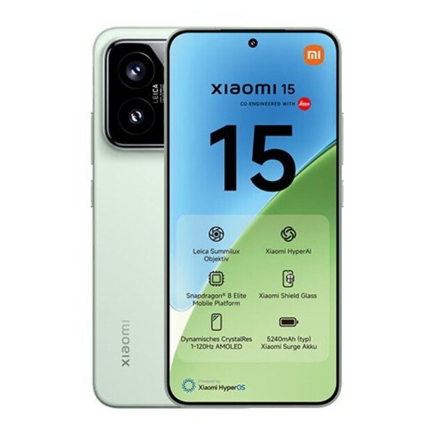 Xiaomi 15 16.1 cm (6.36 ) Dual SIM 5G 12 GB 256 GB 5240 mAh Green