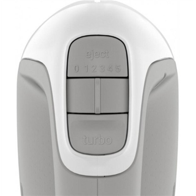 TEFAL | Hand Mixer | HT450B38 | Hand Mixer | 450 W | Number of speeds 5 | Turbo mode | White 1