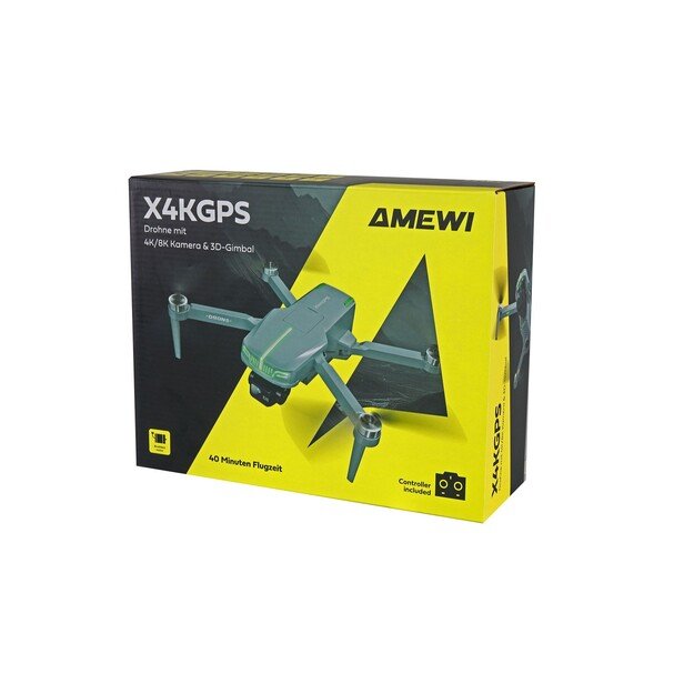 Amewi DRE Drone AMXFlight X4K GPS anthracite
