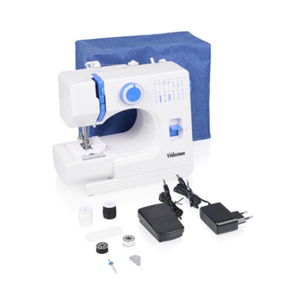 Tristar | Sewing machine | SM-6003 | Number of stitches 14 | Number of buttonholes 1 | White/Blue 3
