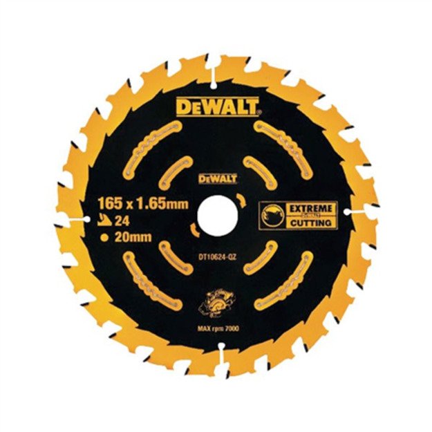 DEWALT | DT10624-QZ Cutting Disc for Wood, 165 x 20 mm