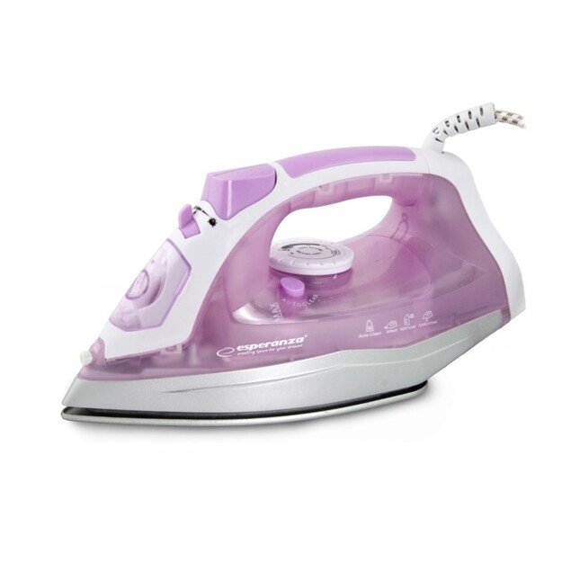 Iron steam Esperanza TULLE EHI004 (2400W, white color)