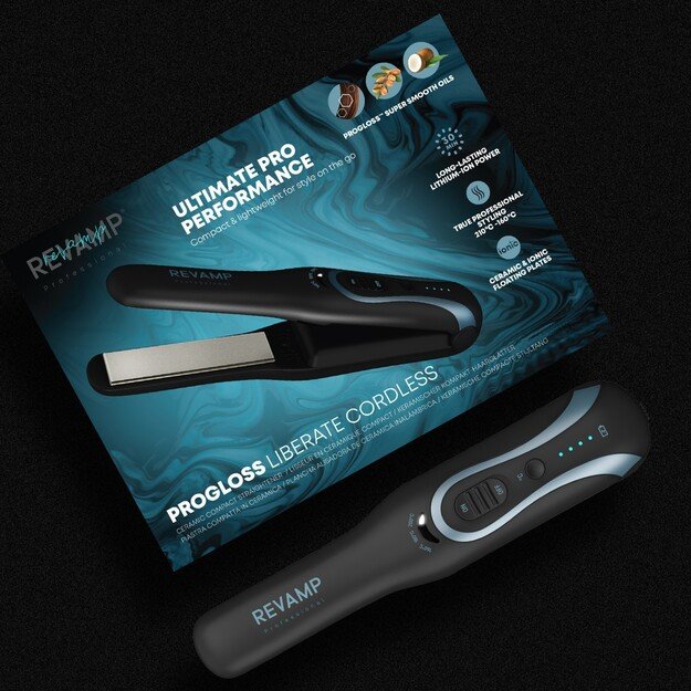 Revamp ST-1750-EU2 Liberate Shine Cordless Compact Ceramic Hair Straightener 2