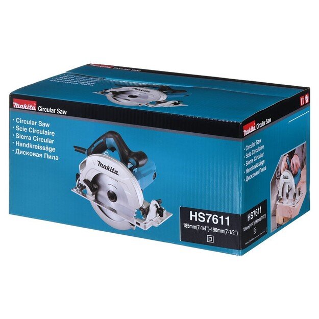 Makita HS7611 portable circular saw 19 cm 5500 RPM 1600 W 1