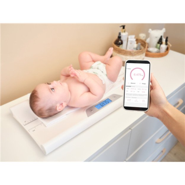 ETA Baby Scale | ETA730690000 MIMI | Maximum weight (capacity) 20 kg | Accuracy 5 g | White 2