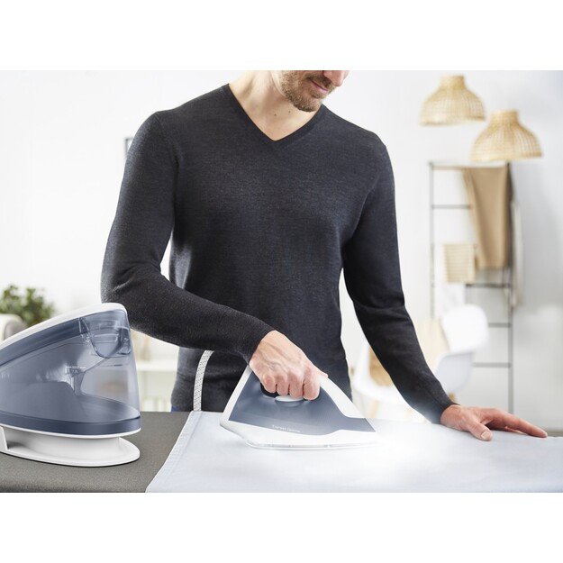 Tefal Express Optimal SV4110 2200 W 1.2 L Ceramic Express Glide Blue, White 1