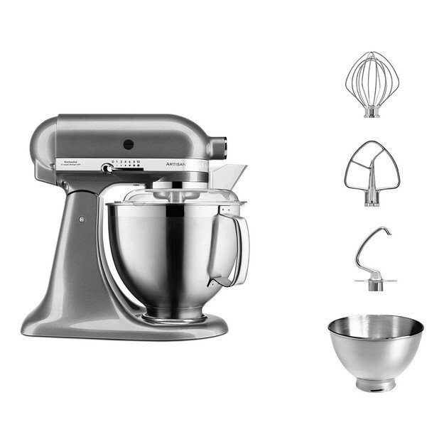 KitchenAid ARTISAN 5KSM185PS Stand mixer 300 W Silver 3