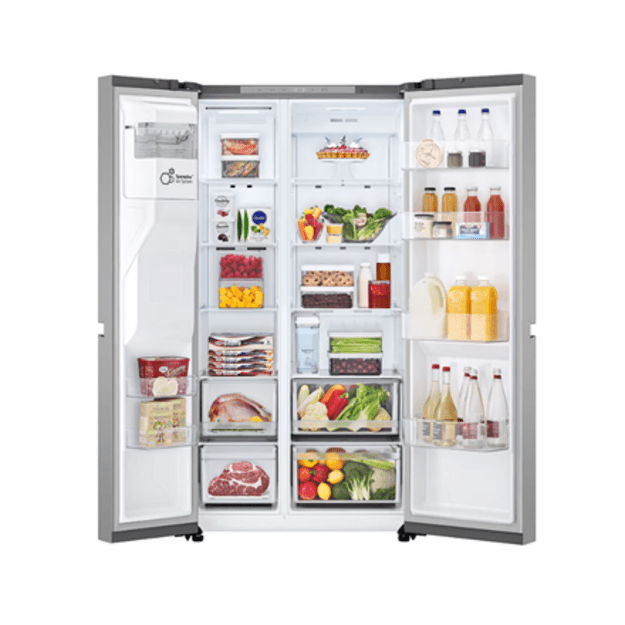 LG Refrigerator | GSLC41PYPE | Energy efficiency class E | Free standing | Side by side | Height 179 cm | Fridge net capacity 42