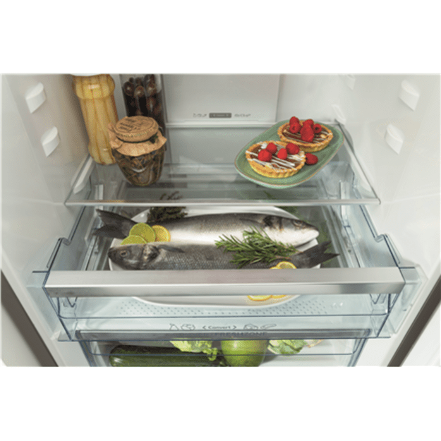 Gorenje | Refrigerator | NRK6202AW4 | Energy efficiency class E | Free standing | Combi | Height 200 cm | No Frost system | Frid