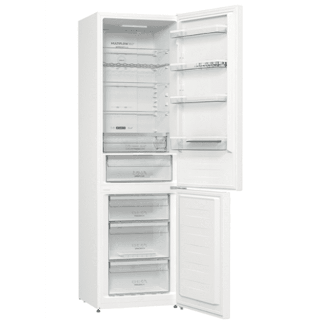 Gorenje | Refrigerator | NRK6202AW4 | Energy efficiency class E | Free standing | Combi | Height 200 cm | No Frost system | Frid