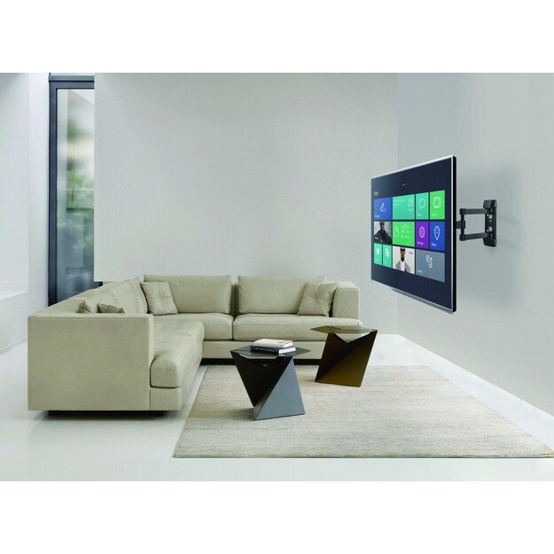 Gembird | Wall mount | WM-42ST-02 | Tilt, Swivel | 23-42   | Black