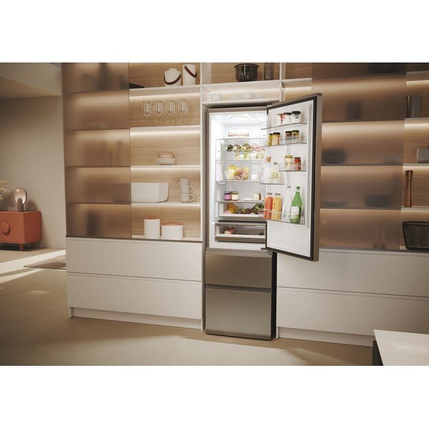 Haier 3D 60 Serie 5 HTW5620DNMG Freestanding 414 L D Silver