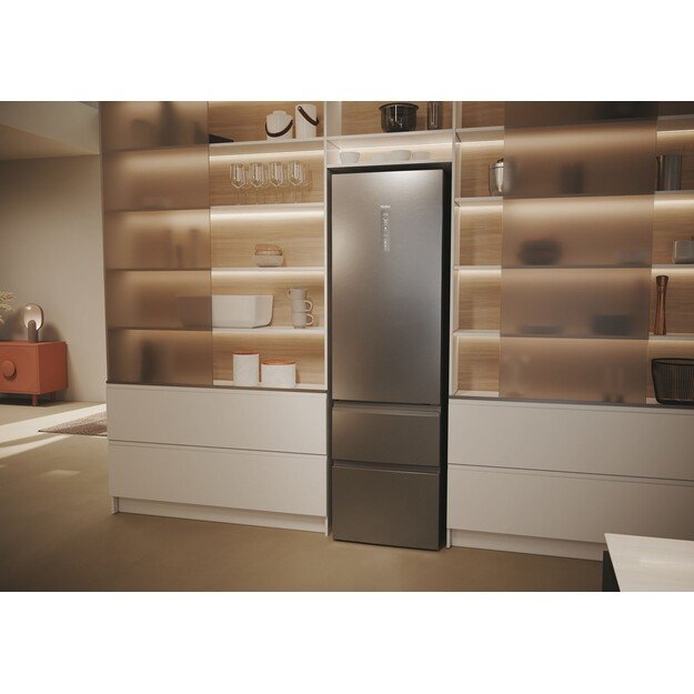 Haier 3D 60 Serie 5 HTW5620DNMG Freestanding 414 L D Silver