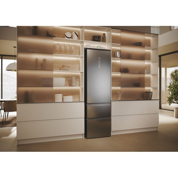 Haier 3D 60 Serie 5 HTW5620DNMG Freestanding 414 L D Silver