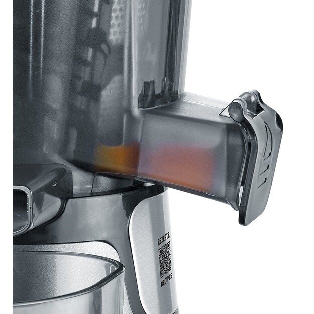 Severin ES 3571 juice maker Slow juicer 150 W Black, Grey, Metallic, Stainless steel