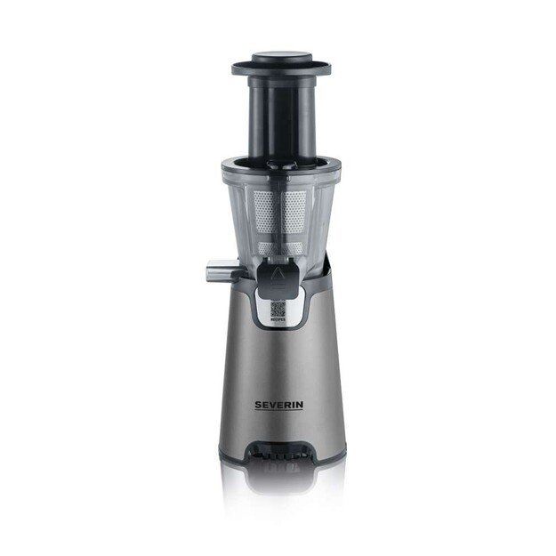 Severin ES 3571 juice maker Slow juicer 150 W Black, Grey, Metallic, Stainless steel