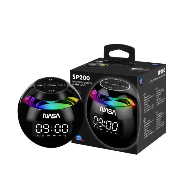 NASA SP200 Bluetooth Speaker/ Alarm Clock 1
