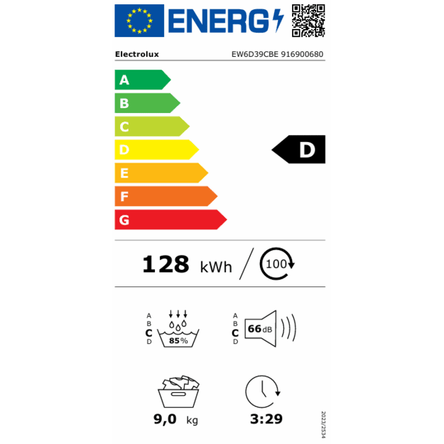 ELECTROLUX EW6D39CBE
