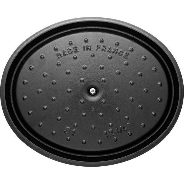 STAUB puodfas su reankena ovalus  4,2l juodas