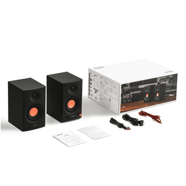 Edifier | Powered Studio Monitor Speakers | MR3 | 18 W | Bluetooth | Wireless connection | 85 dB | Black