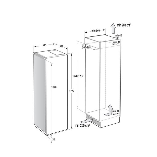 Gorenje  RI517E41WF BK070