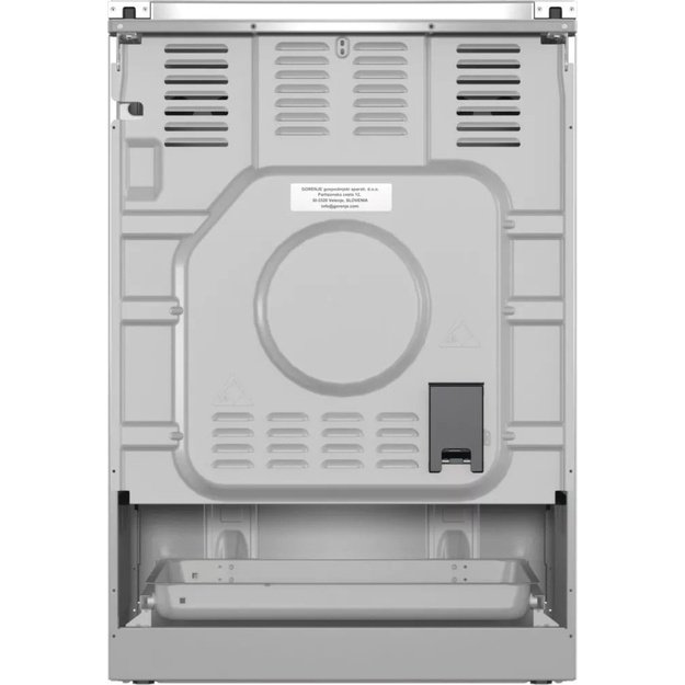 Gorenje GKS6C71XF Freestanding cooker with oven Silver