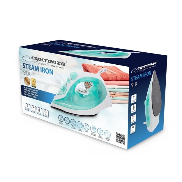 Iron steam Esperanza SILK EHI005 (2200W, white color)